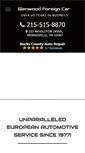 Mobile Screenshot of glenwoodforeigncar.com
